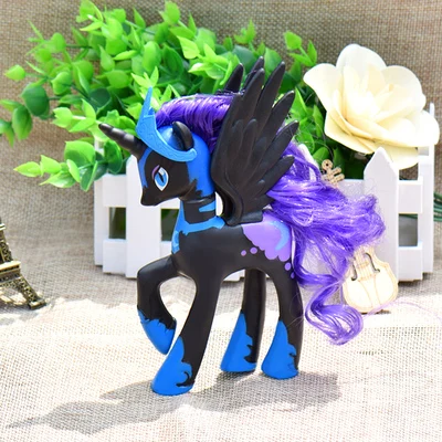

14CM High Anime Unicorn Pets Horse DIY PVC Action Toy Figures Nightmare Night