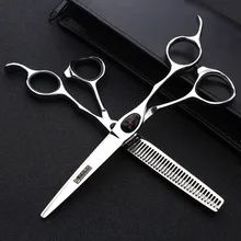 6 дюймов черные волосы Tesoura de cabeleireiro Профессиональные Парикмахерские ножницы barbearia Парикмахерские ножницы