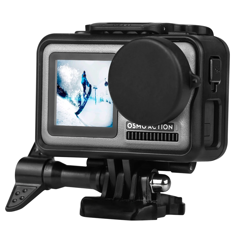 Round Silicone Durable Anti Scratch Protective Case Guard Practical Portable Lens Cap Cover Sports Camera For DJI Osmo Action-5