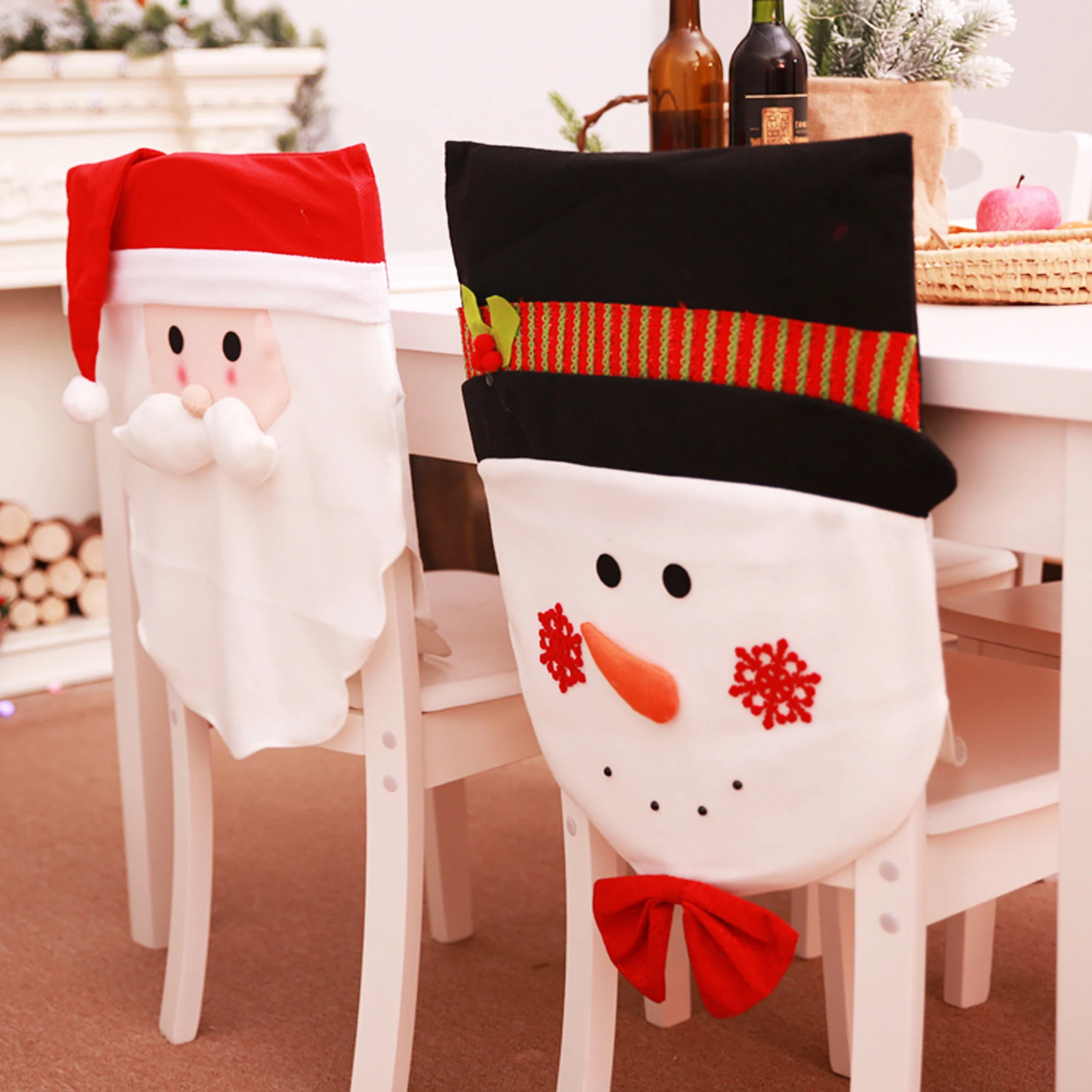 New Christmas Snowman Decor Chair Christmas Ornamants For Home