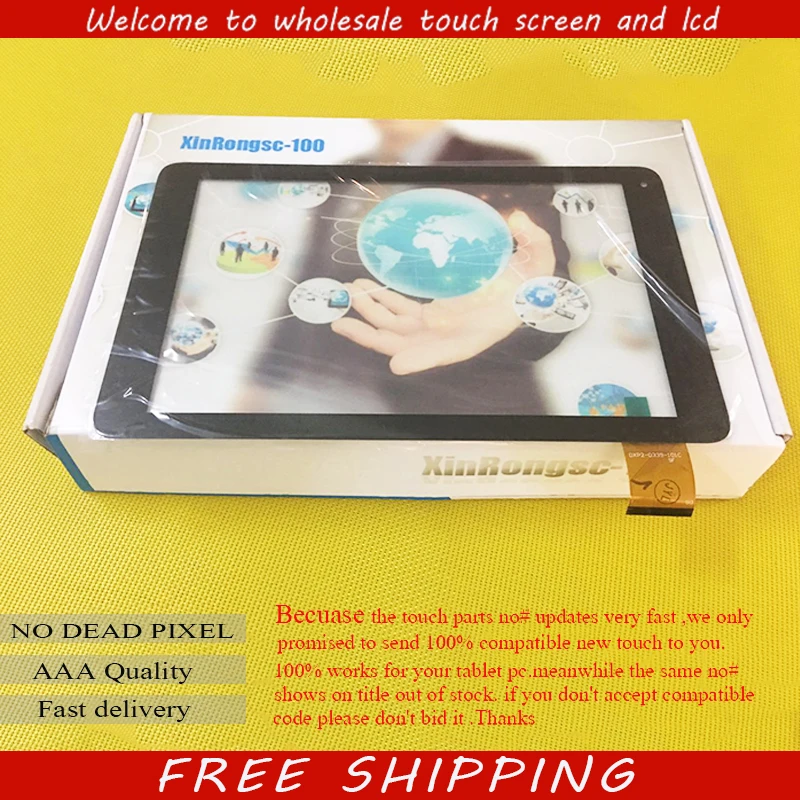 

New 10.1inch DXP2-0339-101C tablet touch screen panel digitizer glass touch display sensor replacement