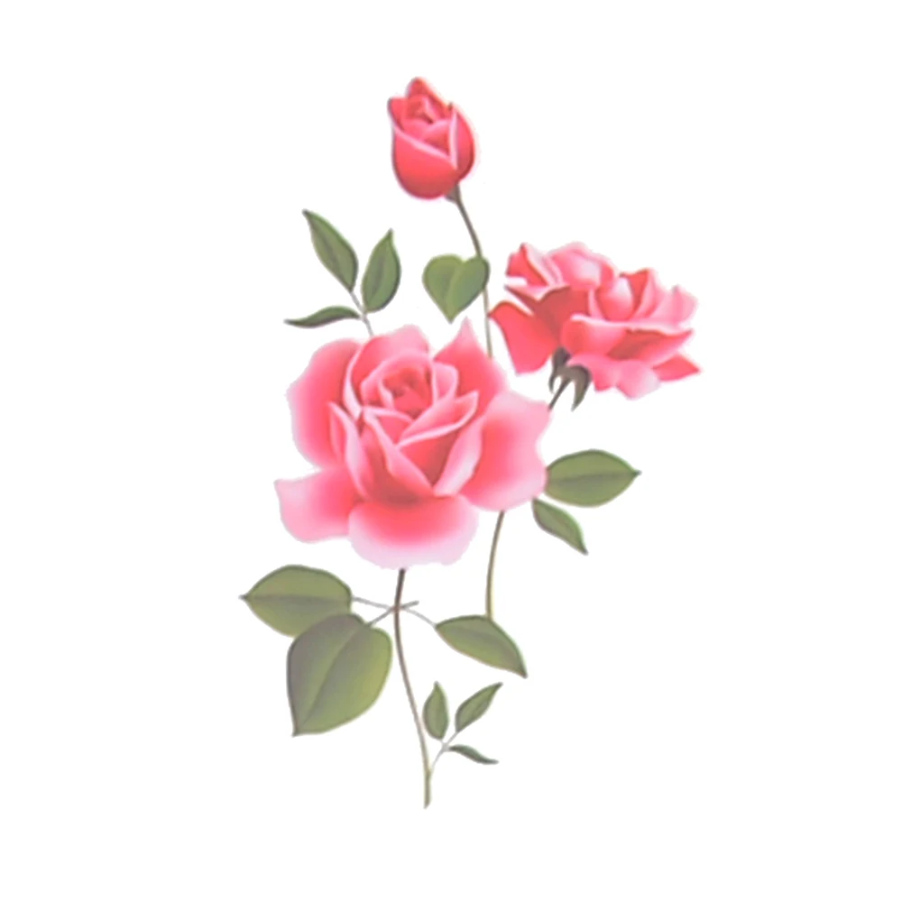 Настенные наклейки с розой и цитатой, съемная наклейка, домашний декор, сделай сам, художественное украшение
