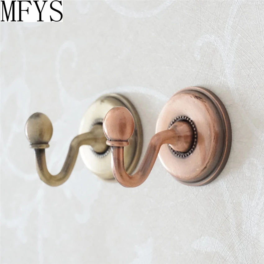 

1pc Vintage Inspired Wall Hooks Bronze Copper Wall Decor / Cottage Chic Curtain Hooks French Country Hat Hook Coat Hangers