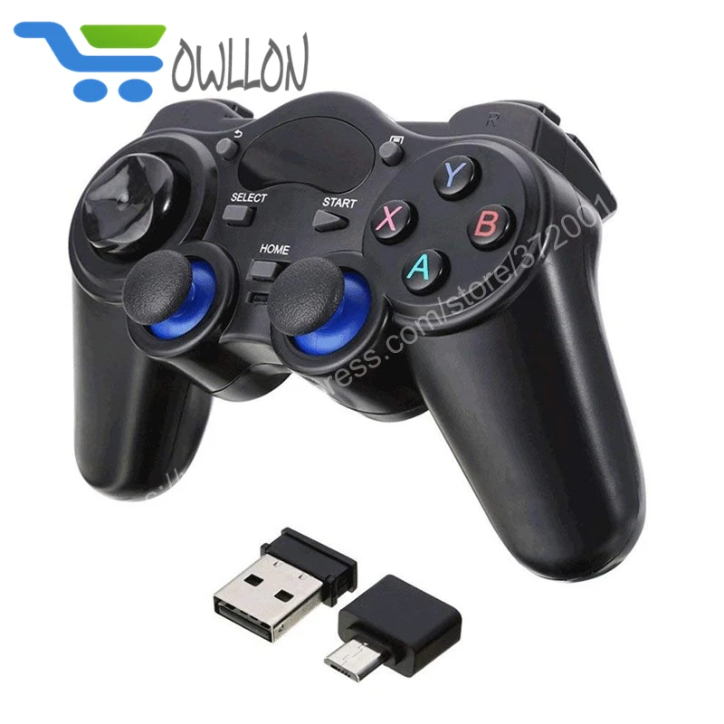 Беспроводной геймпад для ПК для PS3 Android Phone tv Box джойстик 2,4G Joypad пульт дистанционного управления для Xiaomi Micro USB/type C OTG Смартфон