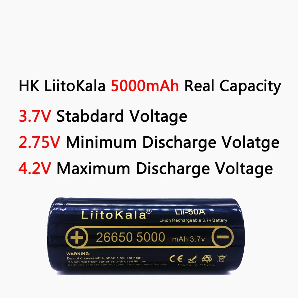 Liitokala Lii-50A 18650 Battery (15)