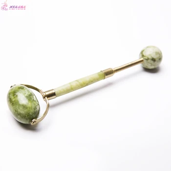 

HIMABM 1 Pcs large size natural jade facial massage and body roller anti wrinkle thin face beauty bar stick face slimming wheel