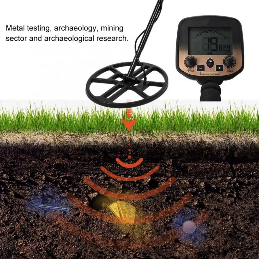 MD980 подземный металлодетектор Охотник за сокровищами золото ручной обнаружения Водонепроницаемый