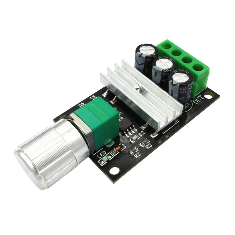 3 PCs Mini DC 6V//12V//24V//28V 3A PWM Motor Speed Regulator Controller Switch