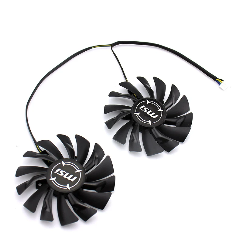 Кулер для видеокарты MSI RX570/RX580/RX470/RX480 вентилятор охлаждения графической карты 12 В