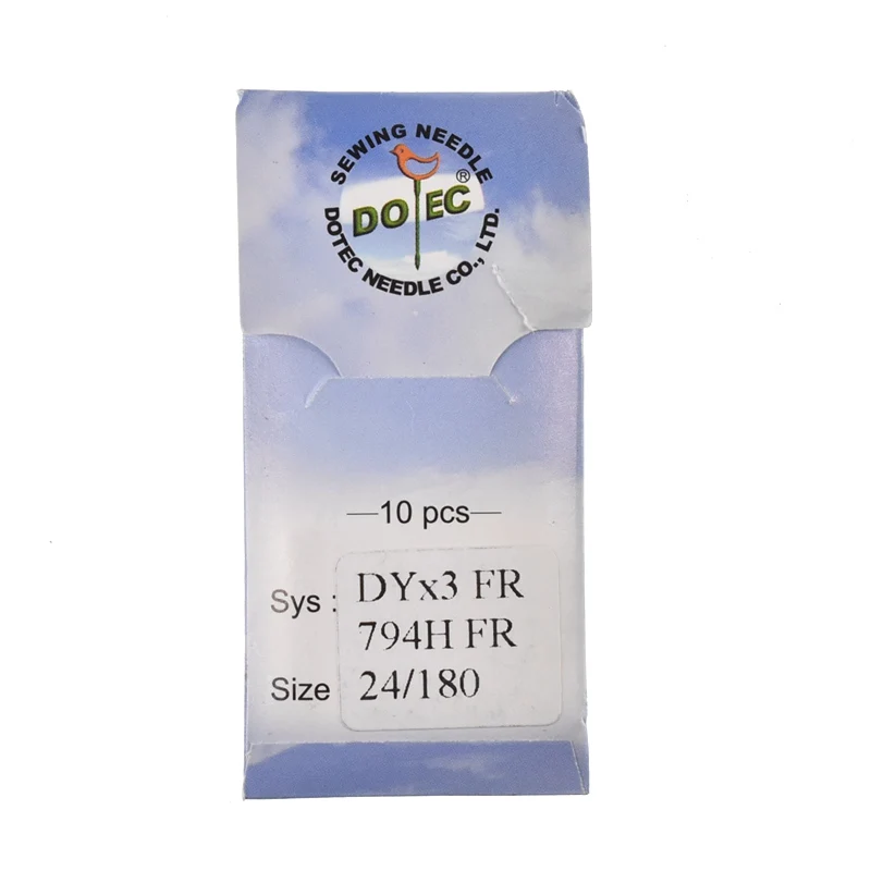 

10pcs size 24 DYX3FR 794(H)FR leather sewing needles for cylinder industrial machine of Juki Sunstar Singer Consew free shipping