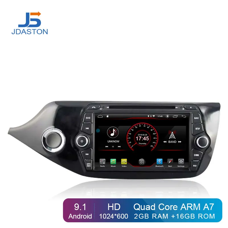 

JDASTON Android 8.1 Car Multimedia DVD Player For KIA Ceed 2013 2014 2015 2 Din Car Radio GPS Navigation Stereo WIFI Bluetooth