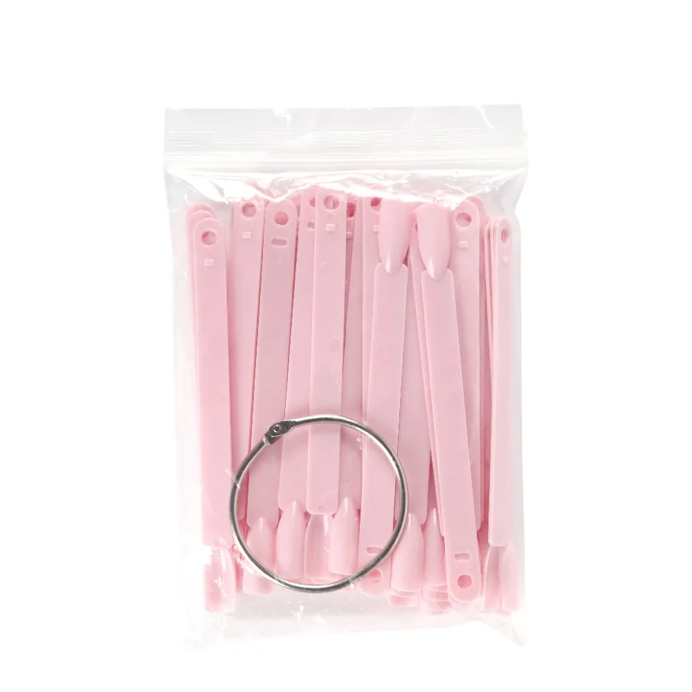 50PCS-False-Nail-Round-Hoop-Transparent-Natural-Fan-Board-Display-Stick-Practice-For-Polish-Gel-Showing (3)