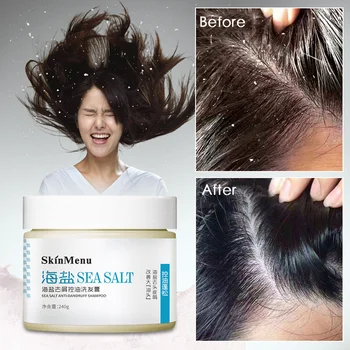 

New Cool Summer Sea Salt Anti-Dandruff Shampoo Cream Control Oil Relieve Itching Anti-Hair Loss Shampoo Shampoo Paste TSLM1