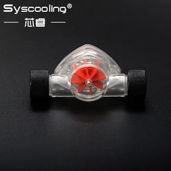 

Syscooling liquid cooling water flow meter Indicator with RGB light