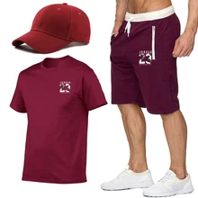 Новинка, модные мужские шорты с принтом, мужские спортивные штаны для фитнеса, бодибилдинга, тренировок, мужские шорты для отдыха, masculino, лето