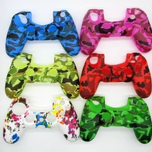 Тип Камуфляжный специальный дизайн армейский мягкий силиконовый гелевый защитный резиновый чехол для PS4 беспроводной контроллер