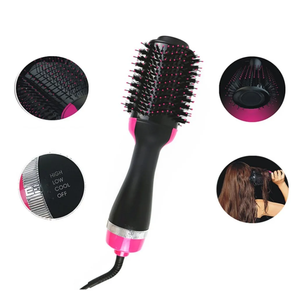 

Hairdryer Comb Multifunctional Infrared Negative Ion Hot Air Comb Straight Hair Curling Comb
