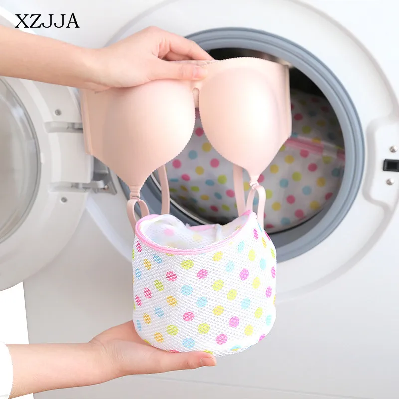 Xzjja Cute Dots Zippered Mesh Laundry Bag Dirty Clothe Bra Underwear Organizers Washing Machines Wash Protect huismerk kopen in de aanbieding Xzjja Cute Dots Zippered Mesh Laundry Bag Dirty Clothe Bra Underwear Organizers Washing Machines Wash Protect huismerk kopen in de aanbieding