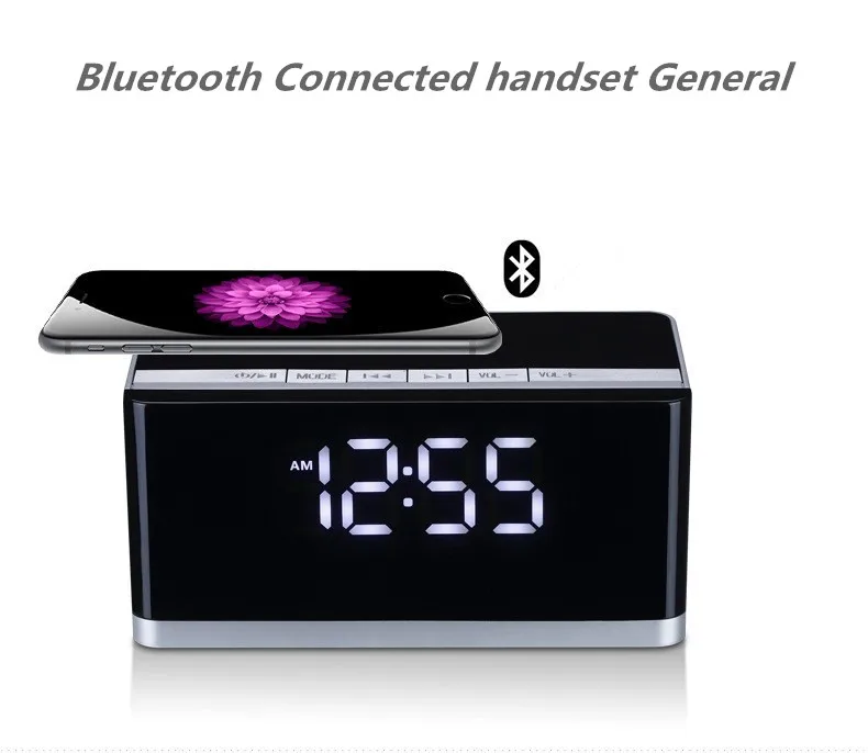 Alarm clock speaker high quality Bluetooth audio outdoor portable radio