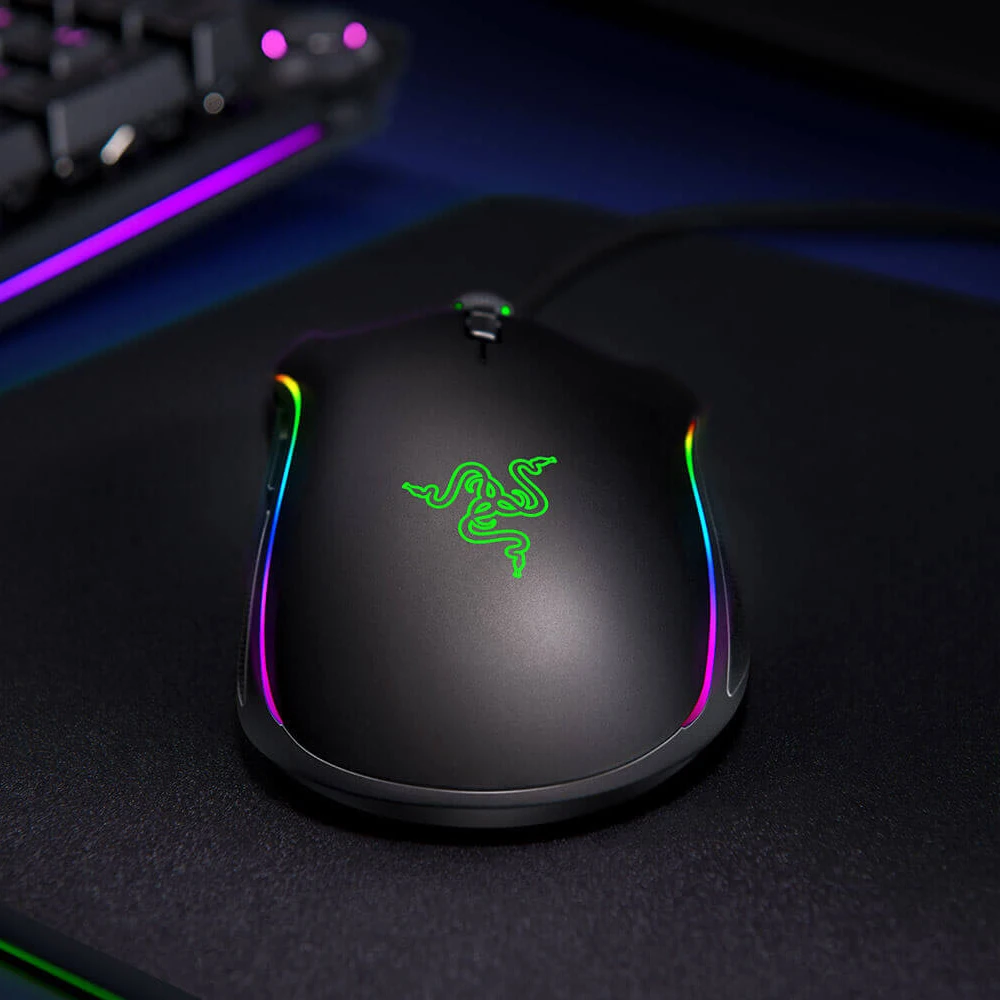 Original Razer Mamba Elite Wired Gaming Mouse 16000 DPI 5G Laser Sensor Chroma Light Ergonomic Gami