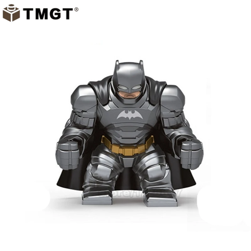 Одиночные кубики «Бэтмен» Red Son Batman-Tire Armor темные ночи: металлические беспощадные летучие мыши, которые смеются, строительные блоки, игрушки для детей - Цвет: Синий
