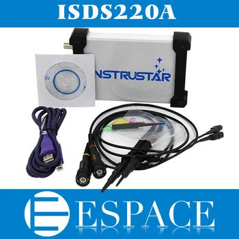 Nowy 2 kanałów ISDS220A 2 w 1 PC USB wirtualny oscyloskop cyfrowy + analizatory widma 60 MHz 200MSa s tanie i dobre opinie 60-99 mhz INSTRUSTAR Elektryczne 30 000wfm s long Brak ISDS210A None