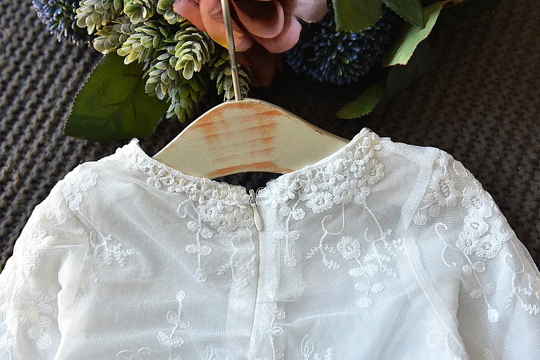 Fashion Casual Girls Dresses 2018 Embroidery Lace Princess Party Children Clothing Spring Autumn Kids Dress For Girls 7 8 Years (15)