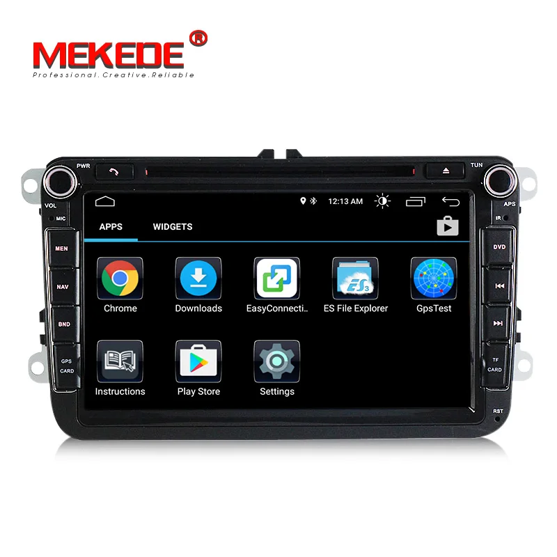 Sale 8" Android 8.0 Car dvd player radio audio GPS Navi for VW Polo Jetta Tiguan passat b6 cc fabia Octavia Skoda Yeti Seat Praktic 1