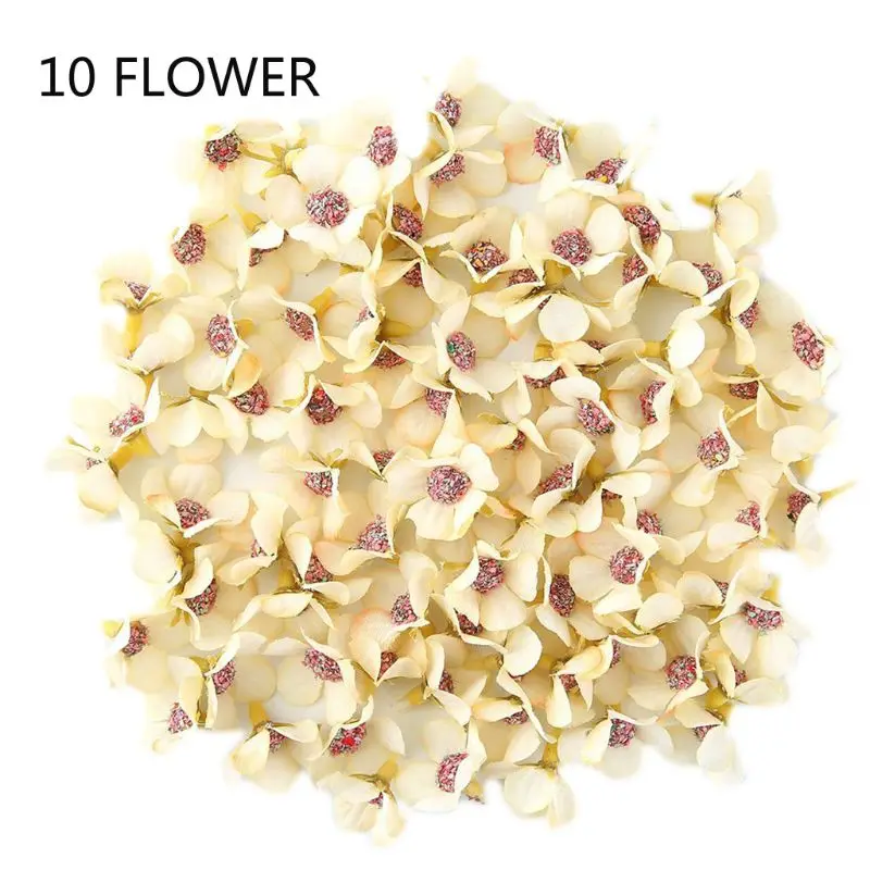 10Pcs/Set 2cm Multicolor Mini Artificial Daisy Flower Heads Sunflower For Wreath DIY Scrapbooking Wedding Party Decoration