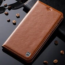 Case For ZTE AXON 7 7S 9 10 Pro Mini Max Case Genuine Leather Stand Flip Magnetic Phone Cover