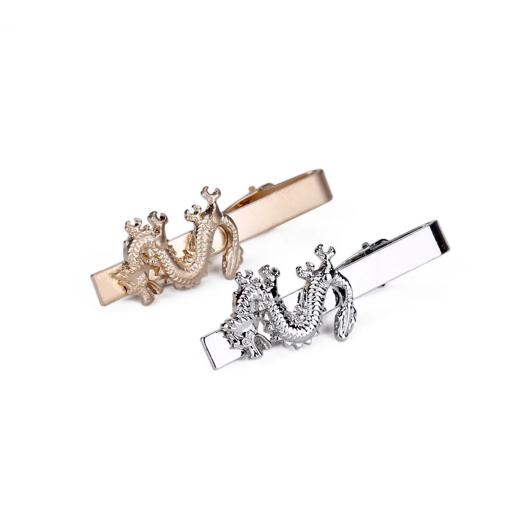 

DoreenBeads Fashion Men Tie Clips Alloy Gold Silver Dragon Flower Aircraft Style Trendy Accessories Creative Tie Clip,1 Piece