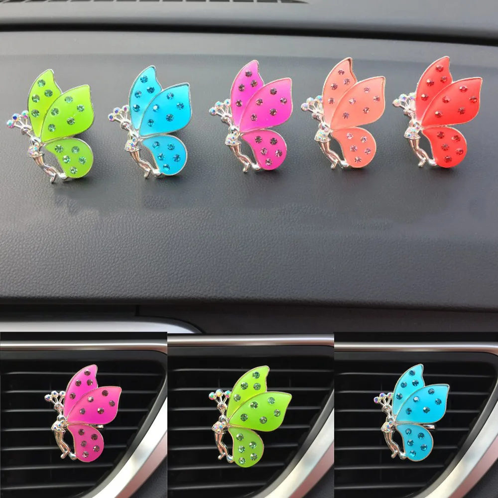 

Car Loving Gift Air Outlet Fragrant Perfume Butterfly Lips Freshener Diffuser For Essential Oils Diffuser Fragrance Car-styling