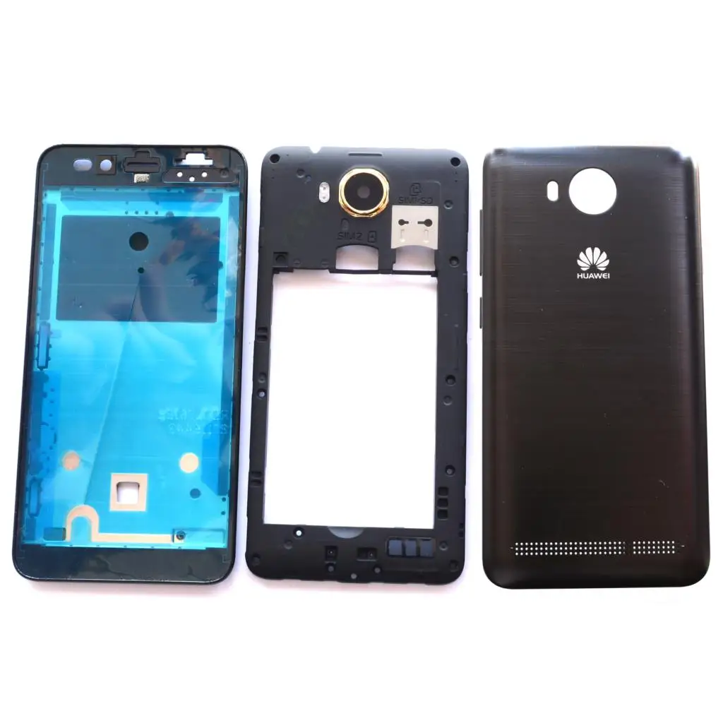 

front lcd screen middle bezel Battery Door Back Cover Housing Case for Huawei Y3II /Y3 2 /Huawei Honor bee 2 / 4.5"