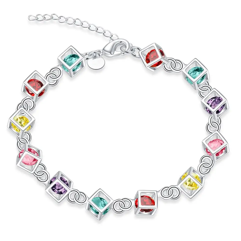 

H220 Latest Women Classy Design silver plated bracelet Factory Direct Sale