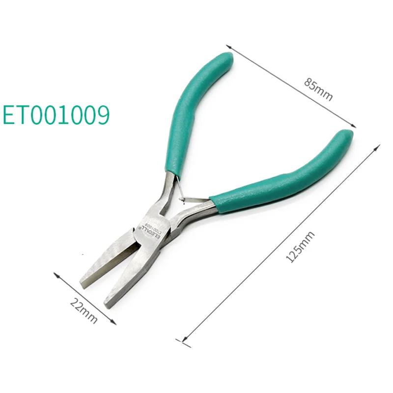 Многофункциональные ножницы ELECALL кусачки для резки плоскогубцы оборудование мини инструмент плоскогубцы пинцет зажимы многоцелевой зеленый - Цвет: ET001009