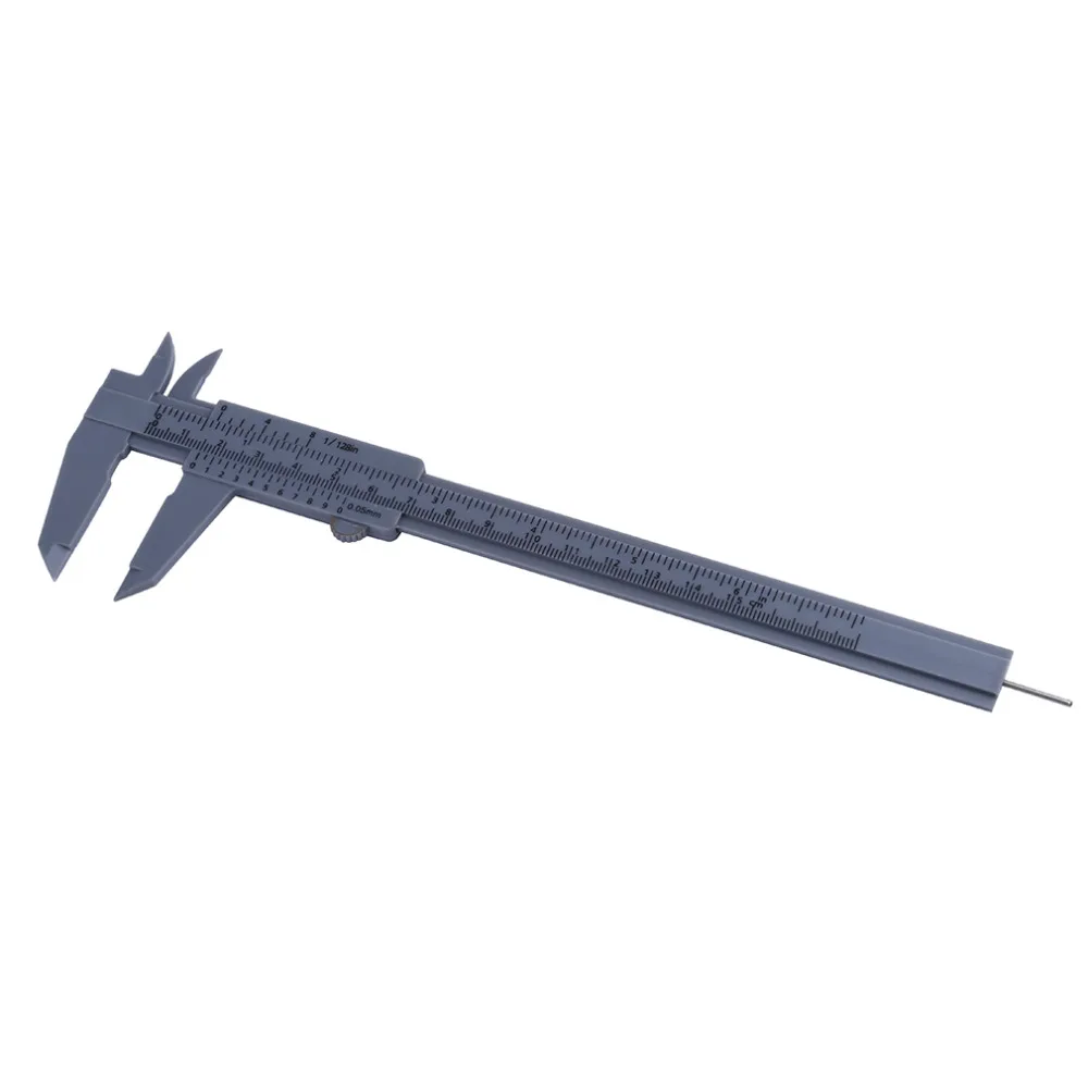

Portable 6 Inch 150mm Plastic Ruler Sliding Gauge Vernier Caliper Jewelry Measuring Accurately Measuring Tools Drop Shipping