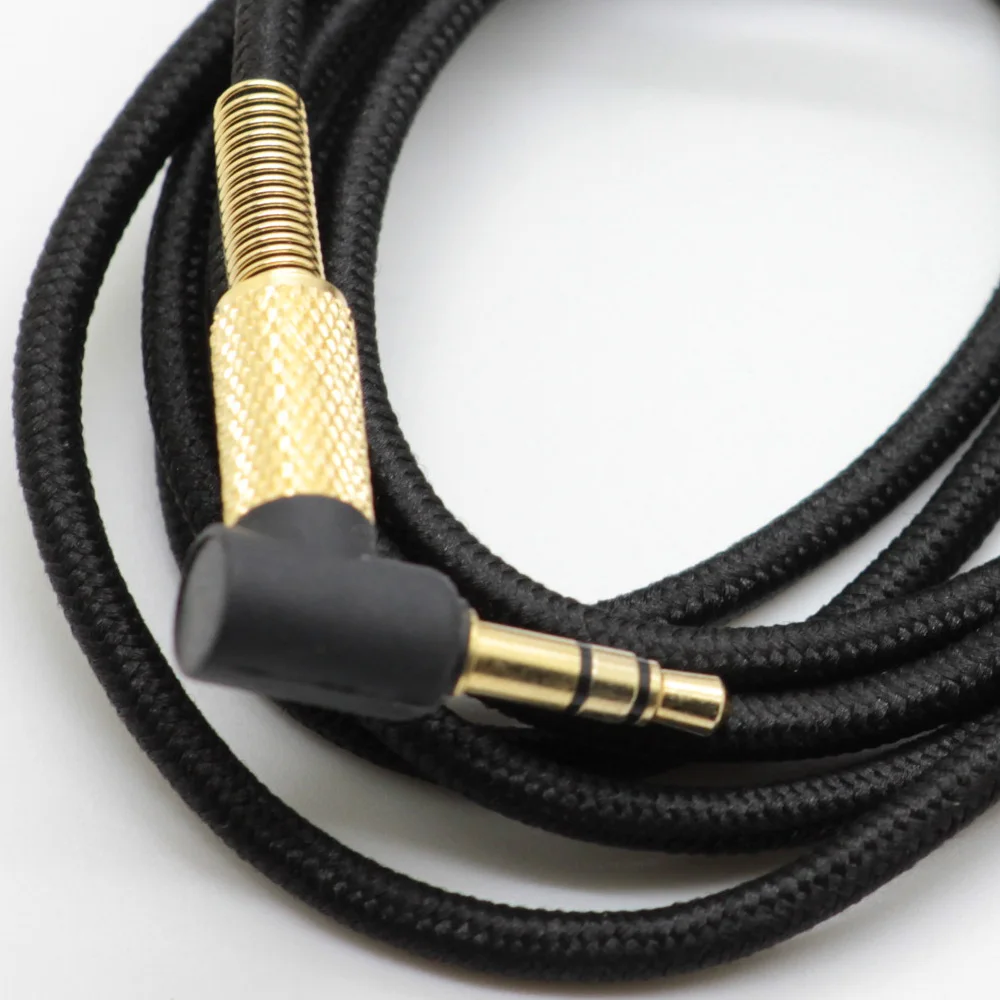 Кабель Poyatu 3 5 мм для наушников Sennheiser HD569 HD579 HD559 HD 599 HD599 сменный Плетеный черный