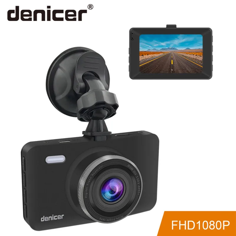 Denicer Dash Cam FULL HD 1080P регистратор Автомобильная камера 3 0 дюймов экран приборная