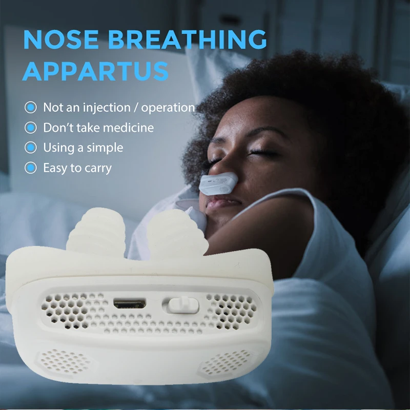

Electronic Anti Snoring Devices Nose Clip Nasal Dilators Nose Breathing Apparatus Guard Sleeping Aid Relief Snoring Dropshipping