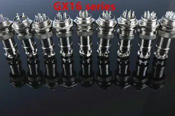 

GX16 series Diameter 16mm Male & Female Wire Panel Connector Circular Screw Type Electrical Connector Socket Plug