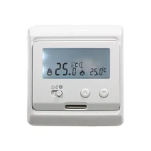 Регулятор температуры нагревательный термостат для водяного теплого пола, электрическая система отопления цифровой термостат AE-31 с подсветкой lcd