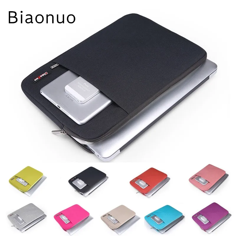 

2019 Brand Biaonuo Sleeve Case For Laptop 13",13.3",14 inch, Bag For Macbook Air Pro Computer Notebook 14.1 inch, Free shipping