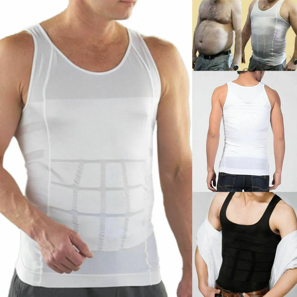 

2019 Summer Men Slim Body Ultra Lift Shaper Belly Fatty Underwear Vest Corset Compression Slimming Body Shaper