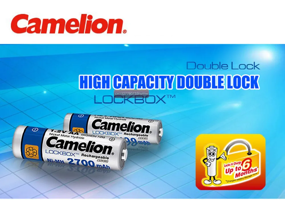 Camelion 1100mAh 1,2 V AAA NiMH ni-mh аккумуляторная батарея с низким саморазрядом высокой емкости