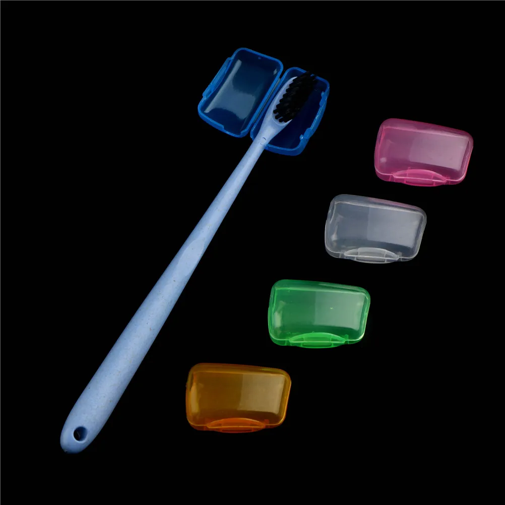 5Pcs Toothbrush Protect Caps Plastic Toothbrush Head Cover Travel Health Brushes Case