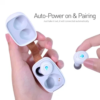 

BlueWow A7 TWS Bluetooth 5.0 Earphone True Wireless IPX5 Waterproof Sport Earbuds Stereo Headset With Mic Charging Box