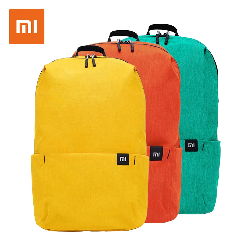 Оригинальный рюкзак Xiaomi 10L водонепроницаемая красочная спортивная сумка на