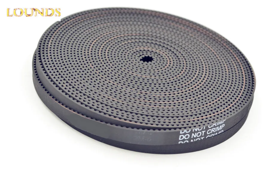 

Free Shipping GT2 Width 6mm Arc teeth Industrial Rubber Open Ended Timing Belt GT2-6mm for 3D printer (10m/lot) Wholesale $19