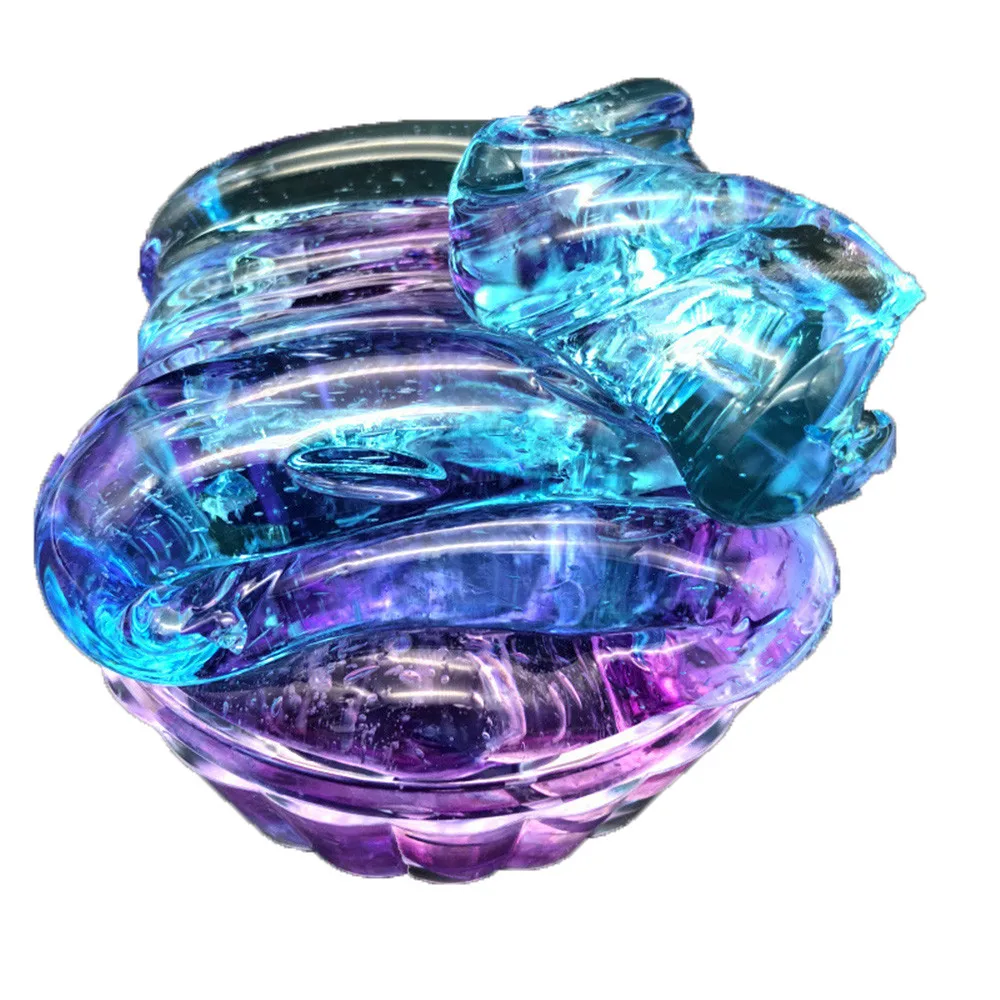 

DIY Clear Slime Toys Crystal Mud Fluffy Slime Glue Gradient Color Cloud Slime Supplies Magic Sand Toy #K4