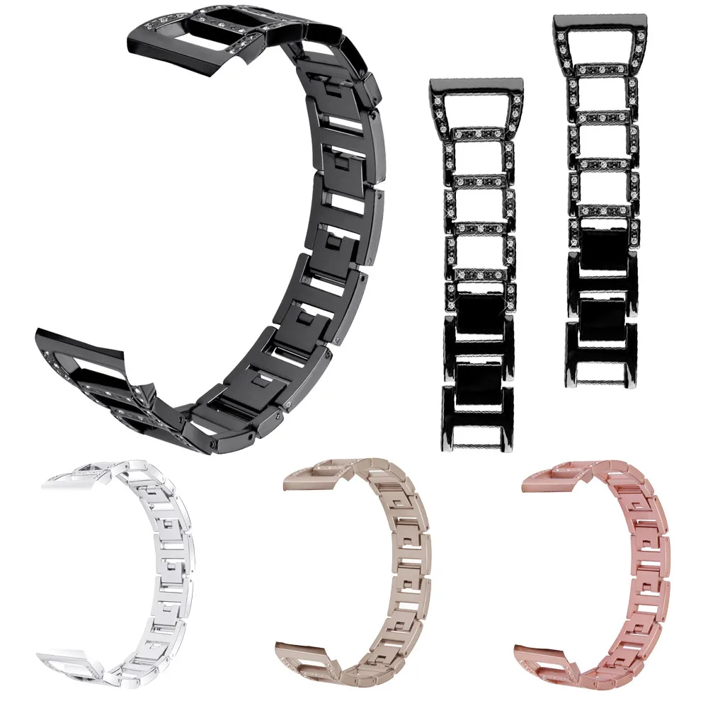 

Replacement Metal Crystal Watch Strap Wrist Band For Samsung Galaxy Watch (46mm) gear s3 frontier nato strap